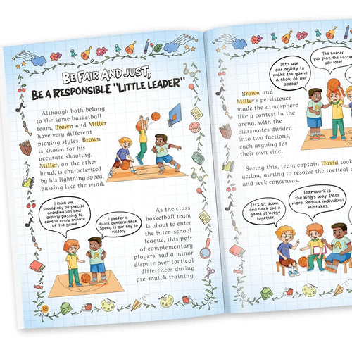 Comic Children's Leadership Cultivates and stimulates children's communication and comprehension skills to guide children