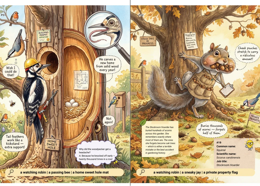 The Secret Jobs Of Backyard Creatures