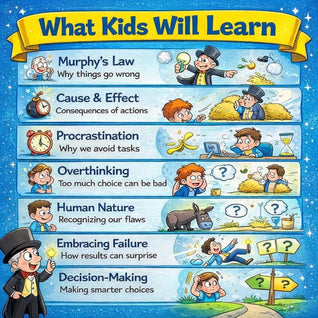"Murphy's Law" — 28 highly effective life lessons and 126 practical wisdoms kids actually use for life.